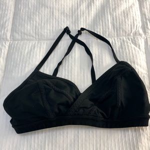 Lululemon sports bra black size 4